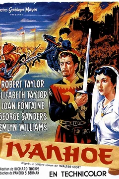Affiche du film = Ivanhoe