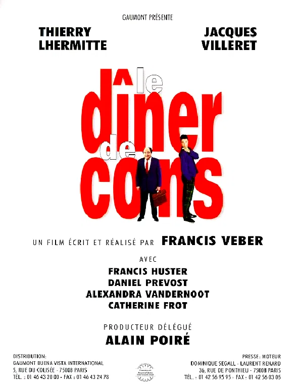 Affiche du film : Le dîner de cons