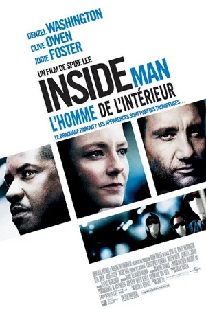 Affiche du film : Inside man (l'homme de l'interieur)