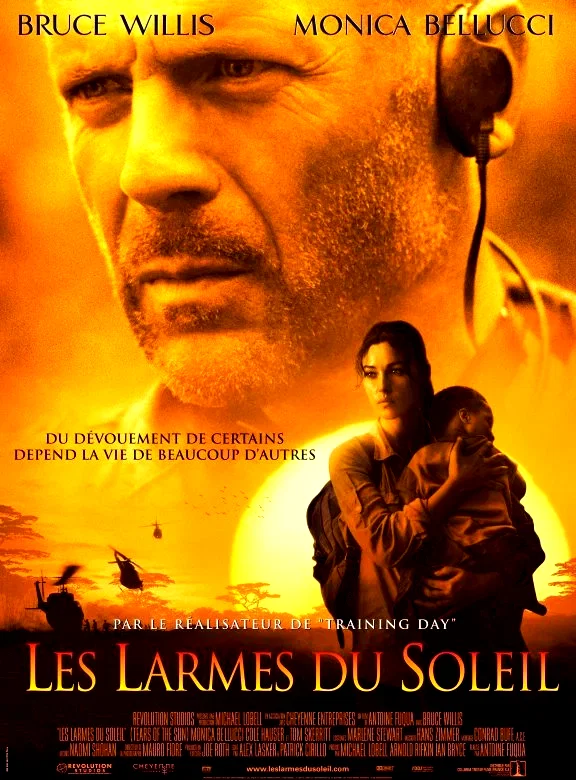 Affiche du film : Les larmes du soleil
