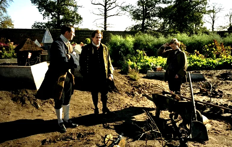 Photo du film : Tournage dans un jardin anglais