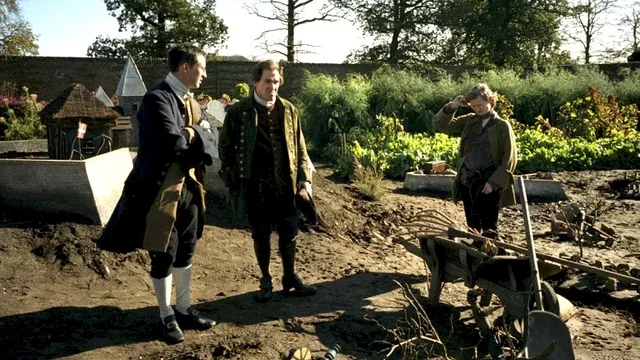 Photo du film : Tournage dans un jardin anglais