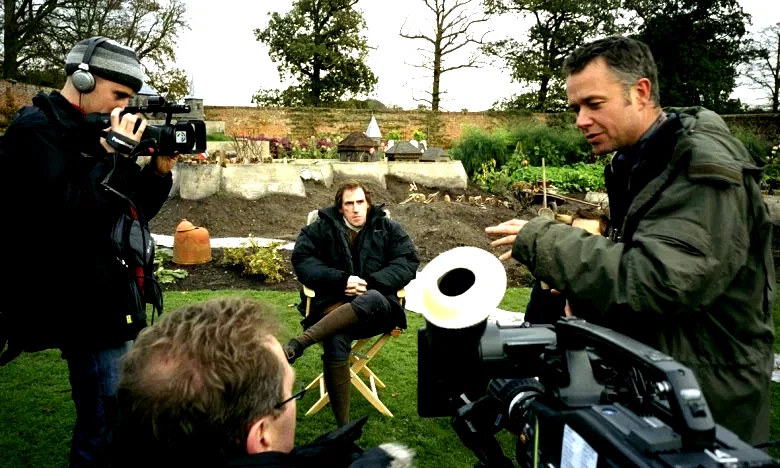 Photo du film : Tournage dans un jardin anglais