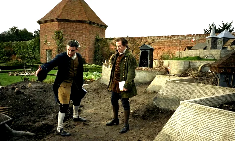 Photo du film : Tournage dans un jardin anglais