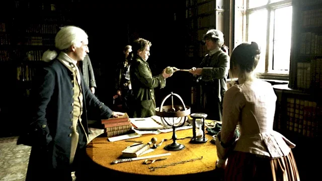 Photo du film : Tournage dans un jardin anglais