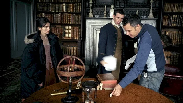Photo du film : Tournage dans un jardin anglais