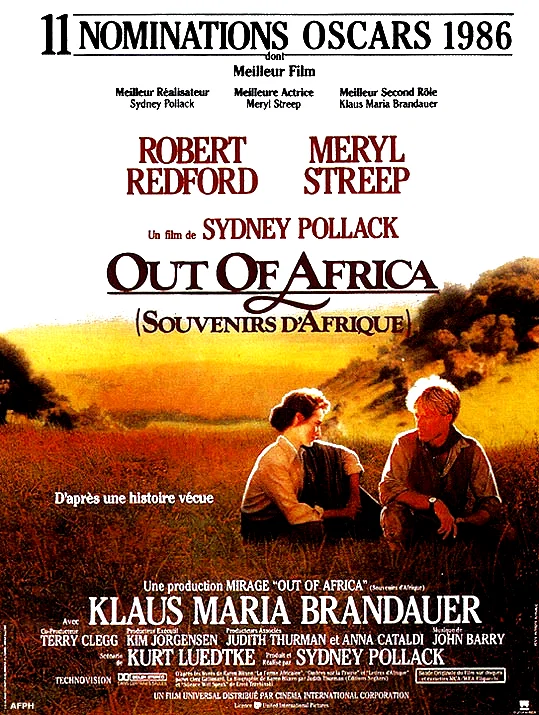 Affiche du film : Out of Africa