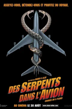 Affiche du film Des serpents dans l'avion
