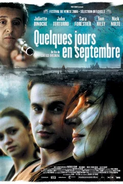 Affiche du film = Quelques jours en septembre