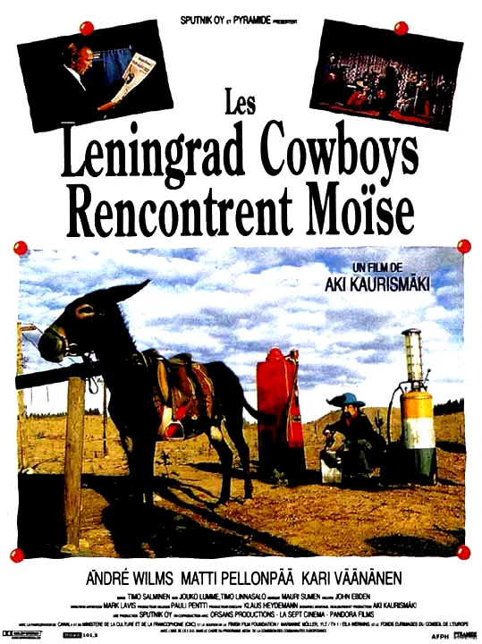 Affiche du film : Les leningrad cowboys rencontrent moïse