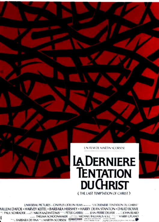 Affiche du film : La dernière tentation du Christ