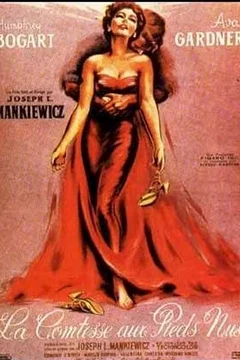 Affiche du film = La comtesse aux pieds nus