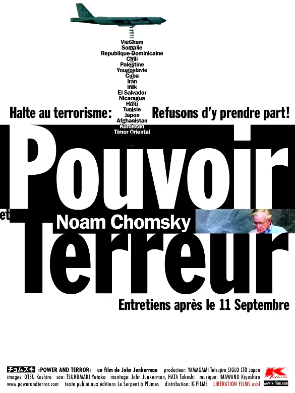 Affiche du film : Noam chomsky : pouvoir et terreur