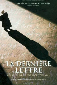 Affiche du film = La dernière lettre