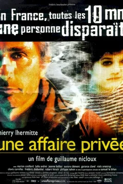 Affiche du film Une affaire privee