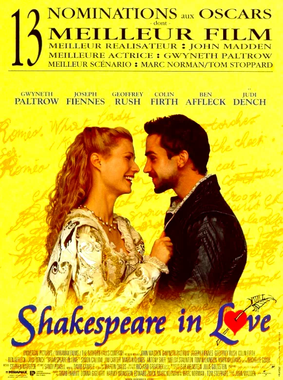 Affiche du film : Shakespeare in love