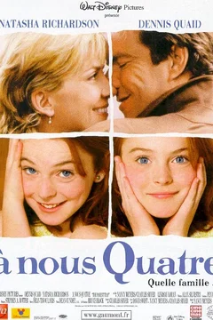 Affiche du film A nous quatre (quelle famille...)