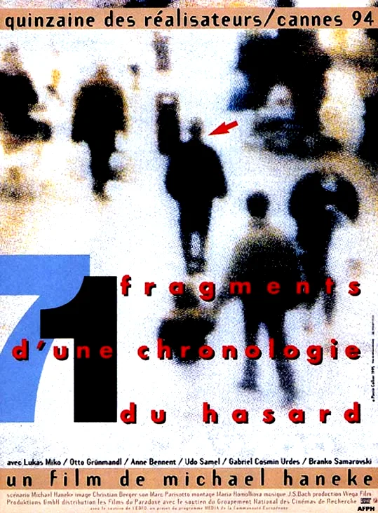 Affiche du film : 71 fragments d'une chronologie du hasard
