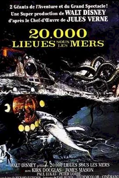 Affiche du film Vingt mille lieues sous les mers