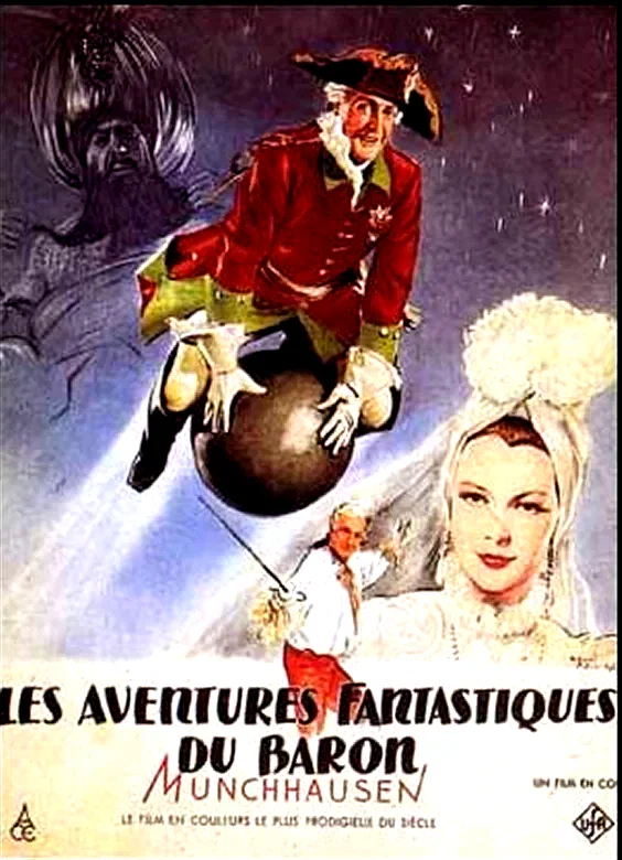 Affiche du film : Les aventures fantastiques du baron de Munchausen