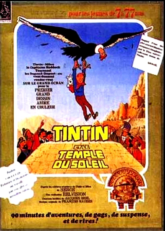Affiche du film : Tintin et le Temple du Soleil