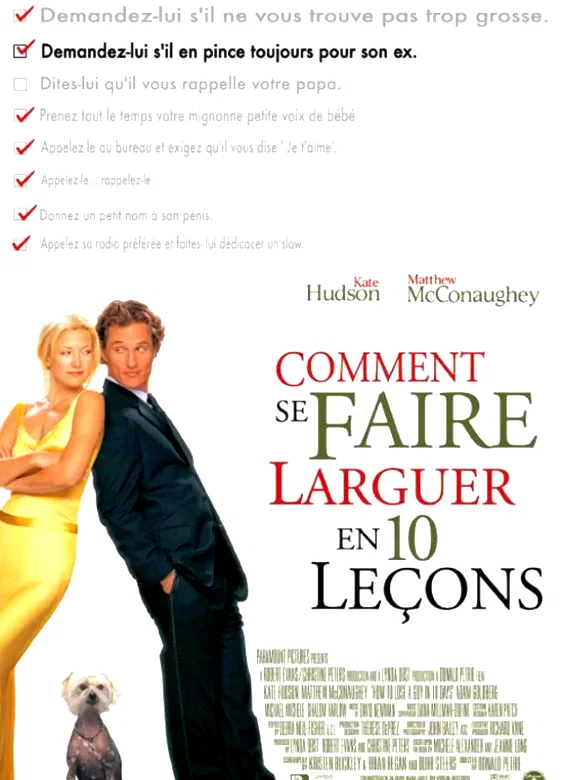 Affiche du film : Comment se faire larguer en 10 leçons
