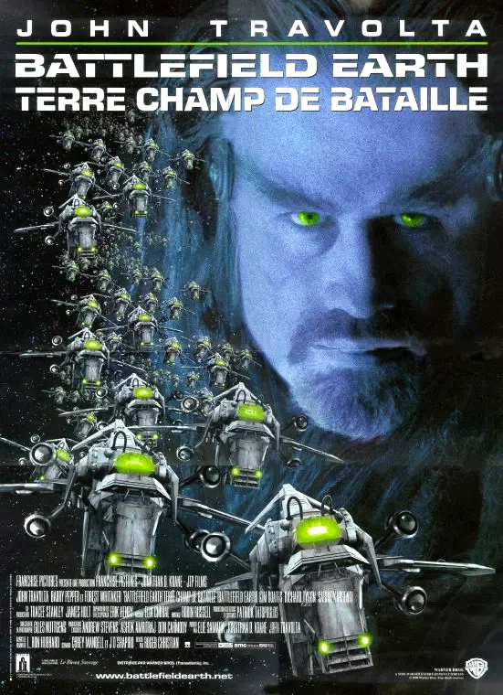 Affiche du film : Battlefield earth, terre champ de bataille
