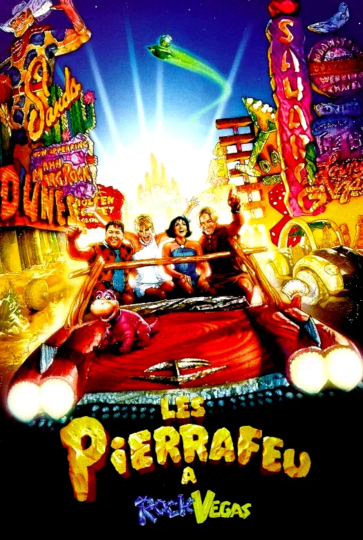 Affiche du film : Les pierrafeu a rock vegas