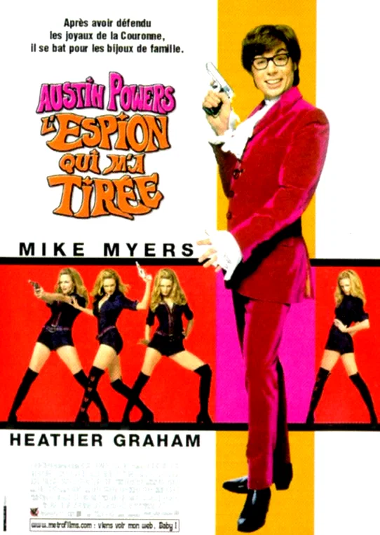 Affiche du film : Austin powers, l'espion qui m'a tirée
