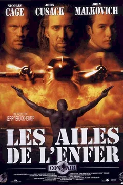 Affiche du film = Les ailes de l'enfer