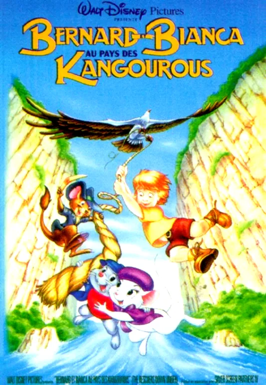 Affiche du film : Bernard et Bianca au pays des kangourous