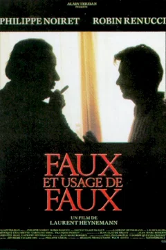 Affiche du film Faux et usage de faux