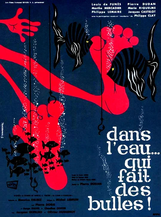 Affiche du film : Dans l'eau qui fait des bulles