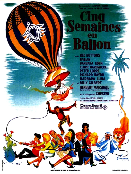 Affiche du film : Cinq semaines en ballon