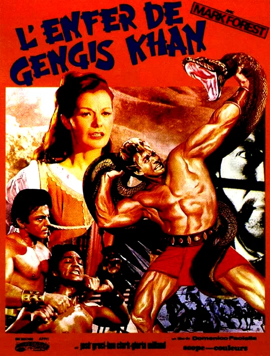 Affiche du film : Dans l'enfer de gengis khan