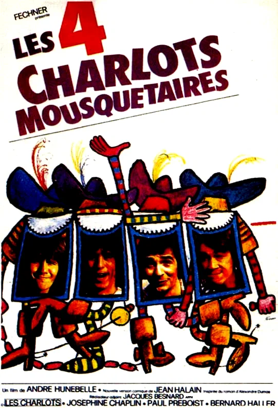Affiche du film : Les quatre charlots mousquetaires