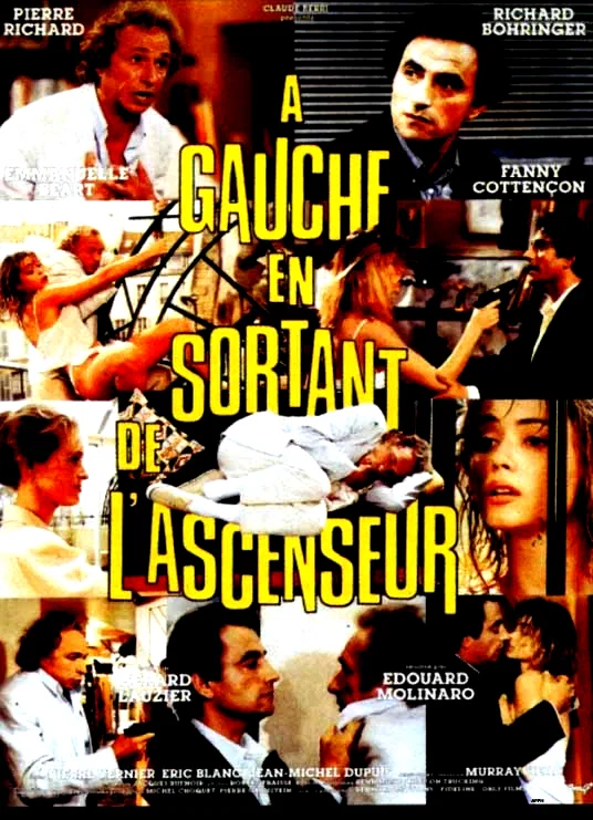 Affiche du film : A gauche en sortant de l'ascenseur