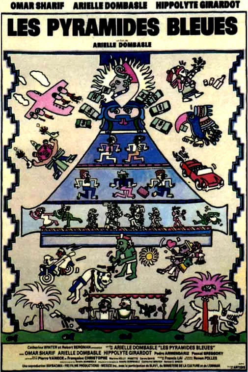 Affiche du film : Les pyramides bleues