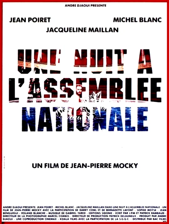 Affiche du film : Une nuit a l'assemblee nationale