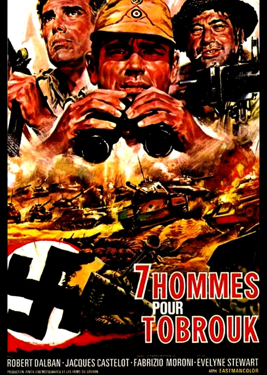 Affiche du film : Sept hommes pour tobrouk
