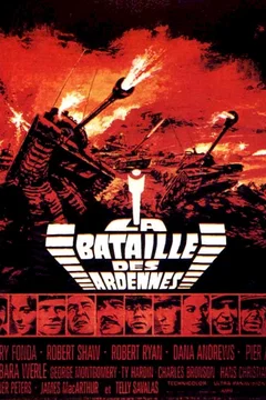 Affiche du film = La bataille des ardennes