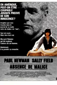 Affiche du film Absence de malice
