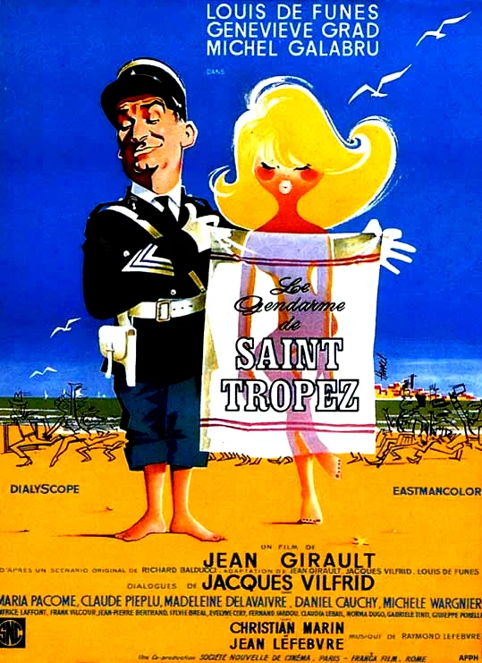 Affiche du film : Le gendarme de Saint-Tropez