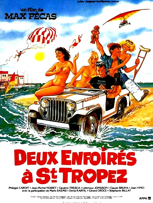 Affiche du film : Deux enfoires a saint tropez