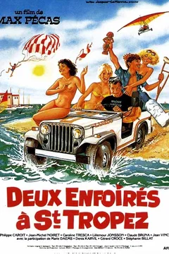 Affiche du film Deux enfoires a saint tropez