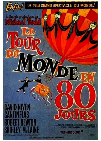 Affiche du film : Le tour du monde en 80 jours