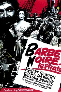 Affiche du film Barbe noire le pirate