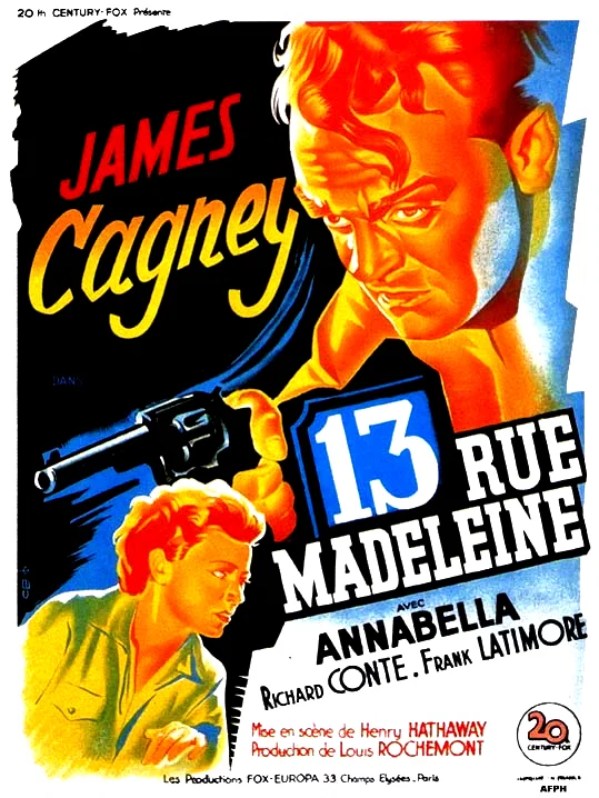 Affiche du film : 13 rue madeleine