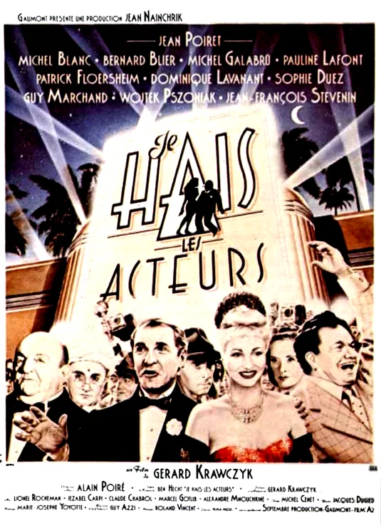 Affiche du film : Je hais les acteurs