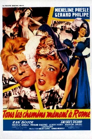 Affiche du film : Tous les chemins menent a rome